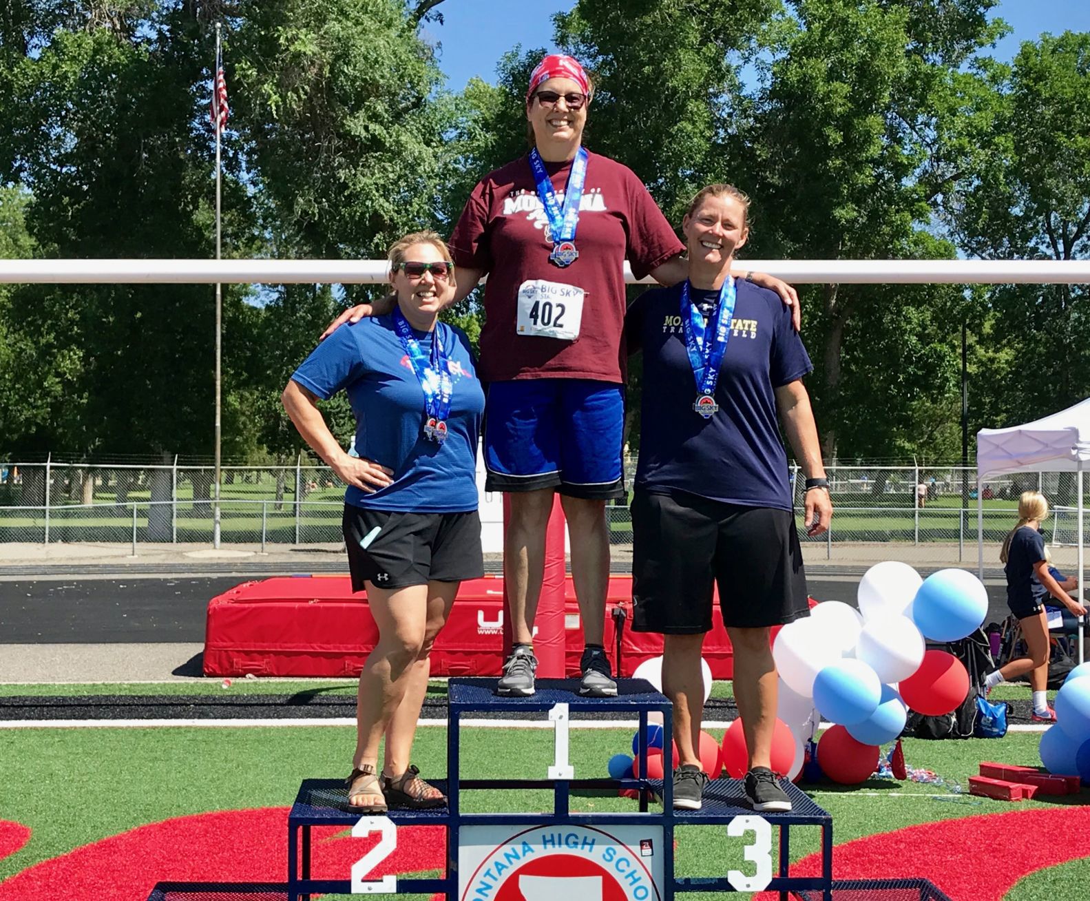 Big Sky State Games adult women throwers